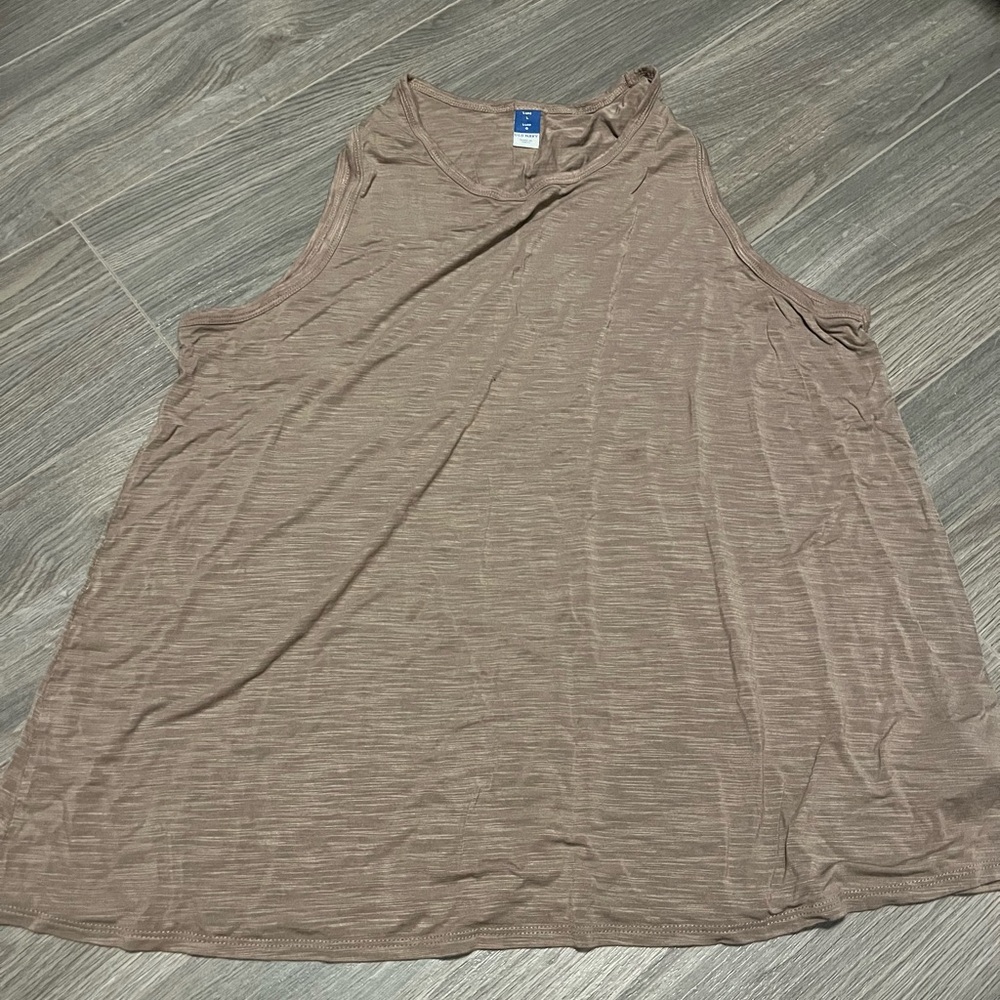 Sleeveless Tan Top